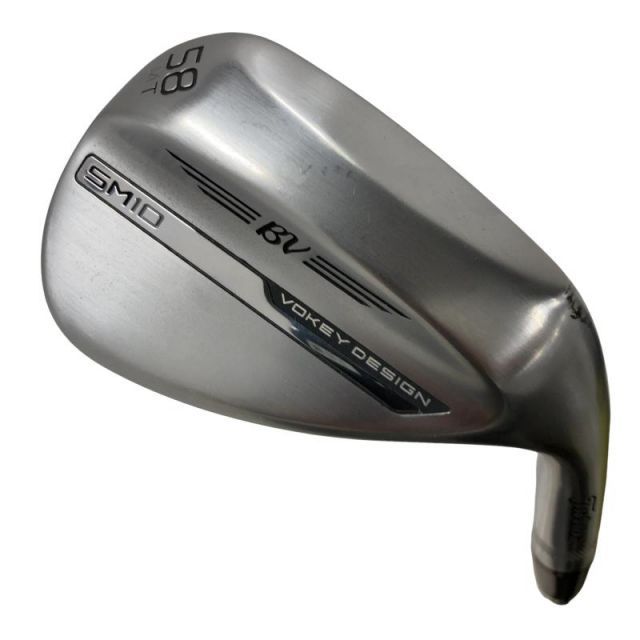 【中古】 タイトリスト VOKEY SPIN MILLED SM10 ツアークロム 58°/04°T ウェッジ WG Dynamic Gold (フレックスS) メンズ 男性用 右利き 右用 Cランク ゴルフクラブ