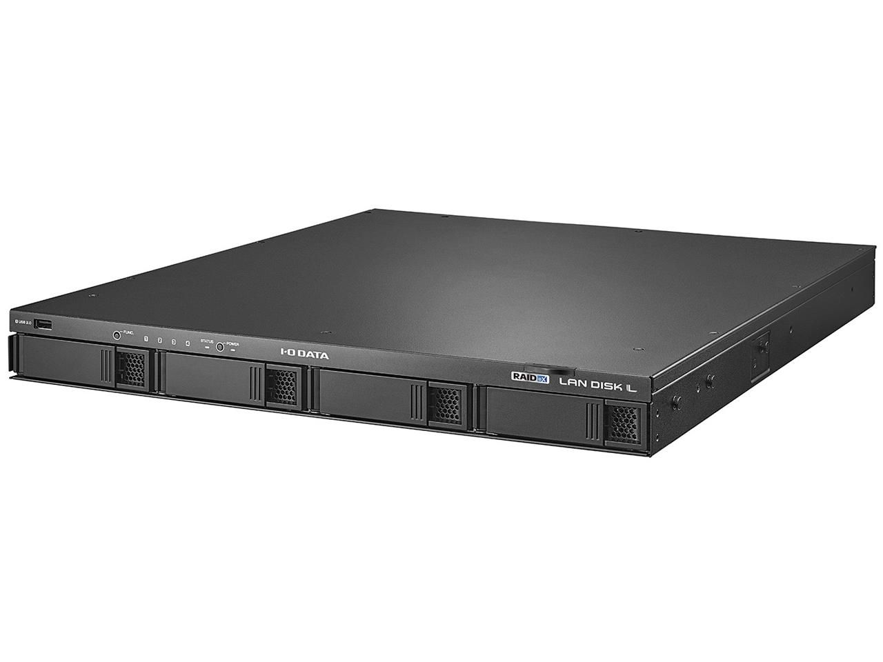 【新品・2営業日で発送】IODATA アイオーデータ 4ドライブNASラックマウント8TB(HDL4-LX08U)