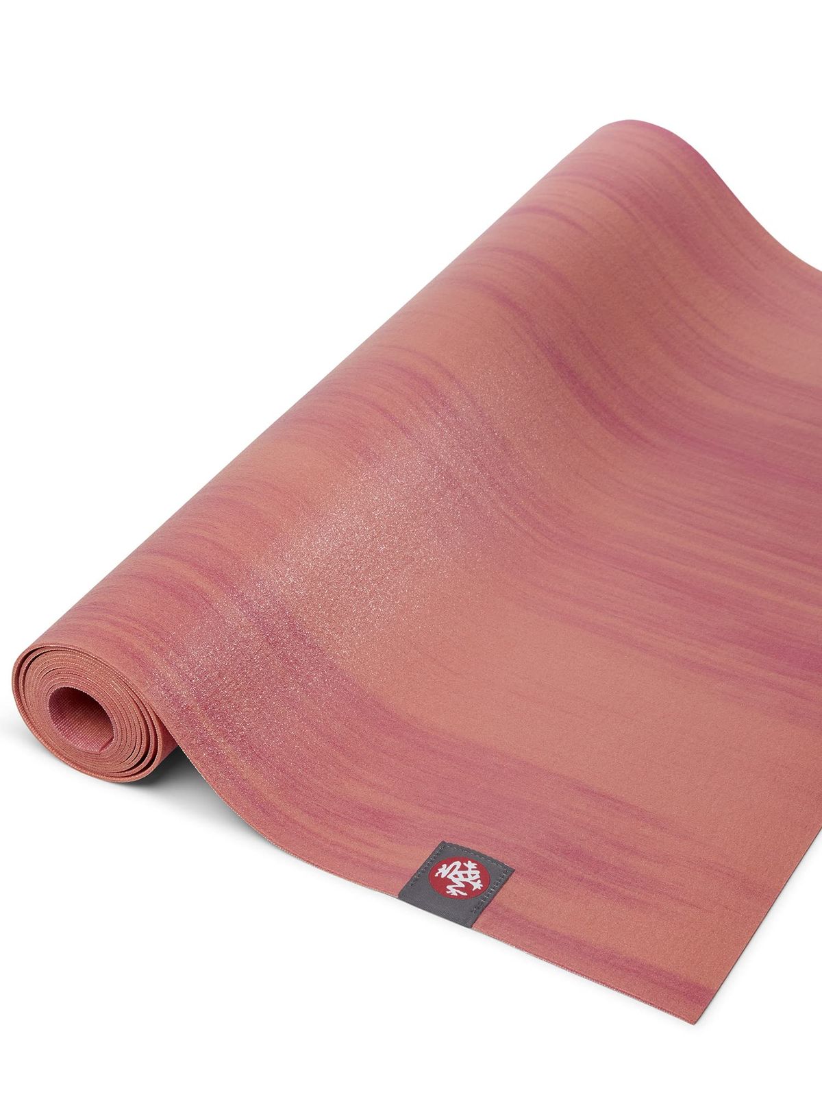 新品 マンドゥカ(Manduka) ヨガマット 折りたたみ 1.5mm eKO エコ スーパーライト トラベル ヨガマット 天然ゴム製 軽量 持ち運び 滑らない エコ素材 トレーニングマット エクササイズマット／ オーキッドマーブル