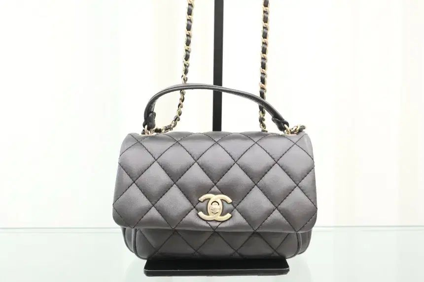 CHANEL シャネル トップスハンドル ミニ フラップ ショルダ バッグ AS1226