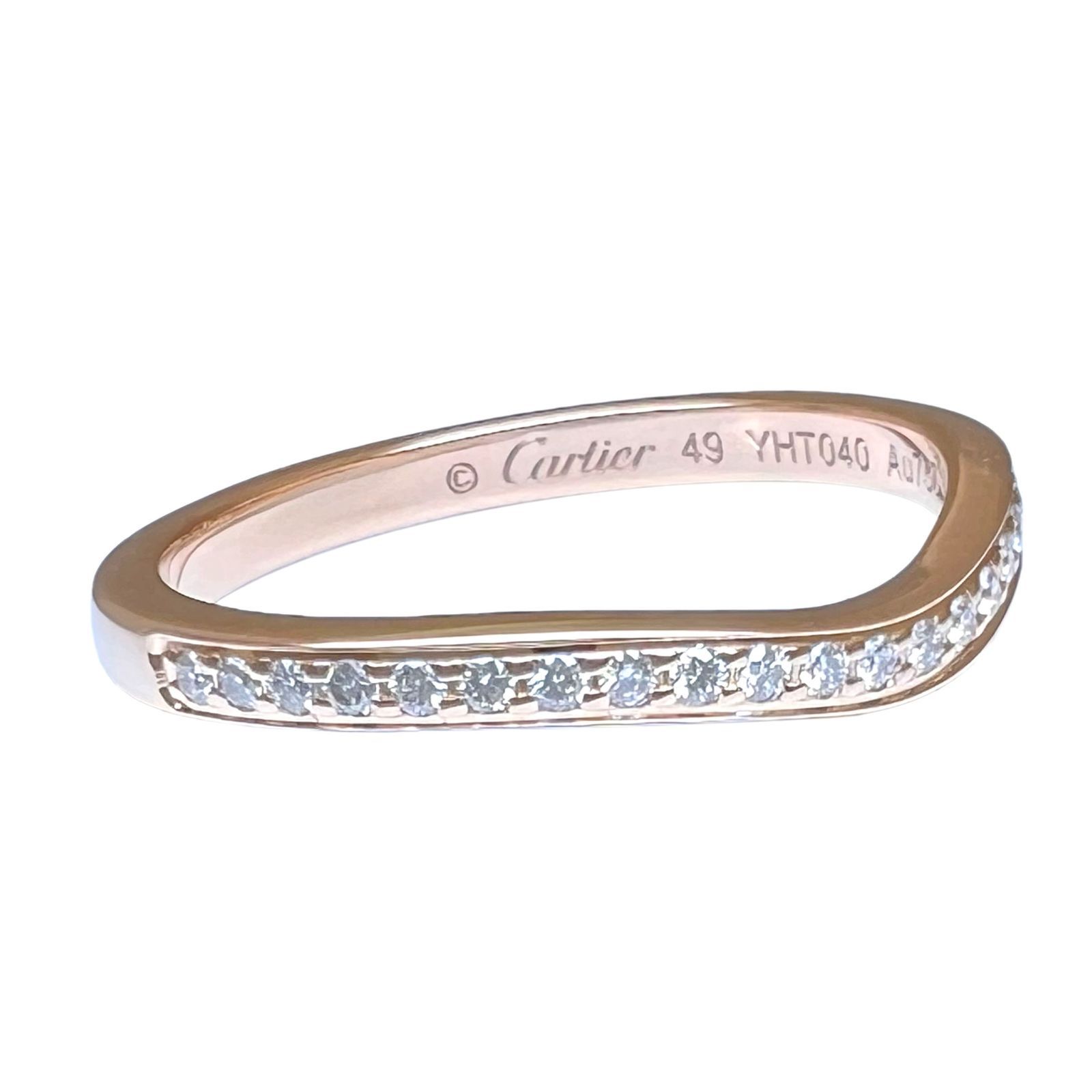 CARTIER カルティエ リング バレリーナ ハーフエタニティ ダイヤ 750