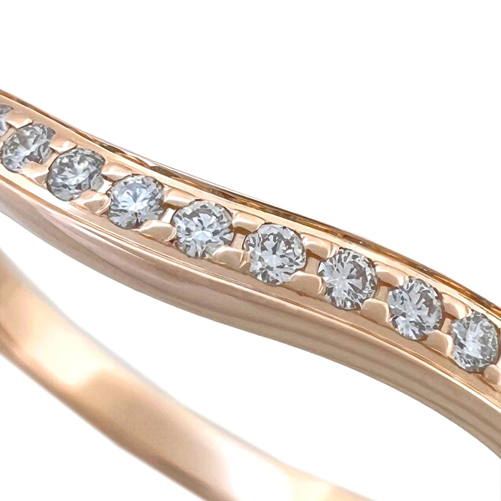 CARTIER カルティエ リング バレリーナ ハーフエタニティ ダイヤ 750