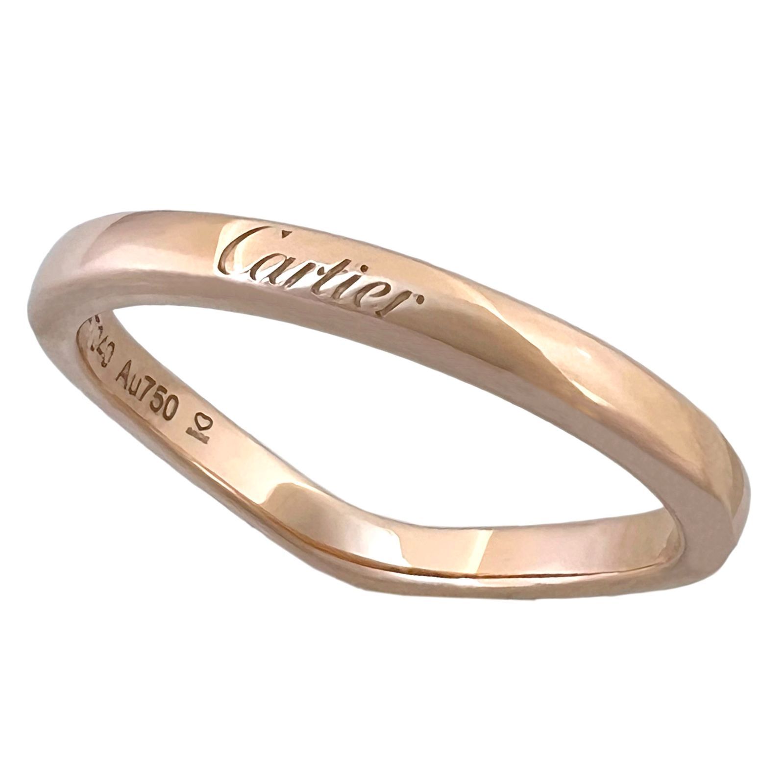 CARTIER カルティエ リング バレリーナ ハーフエタニティ ダイヤ 750