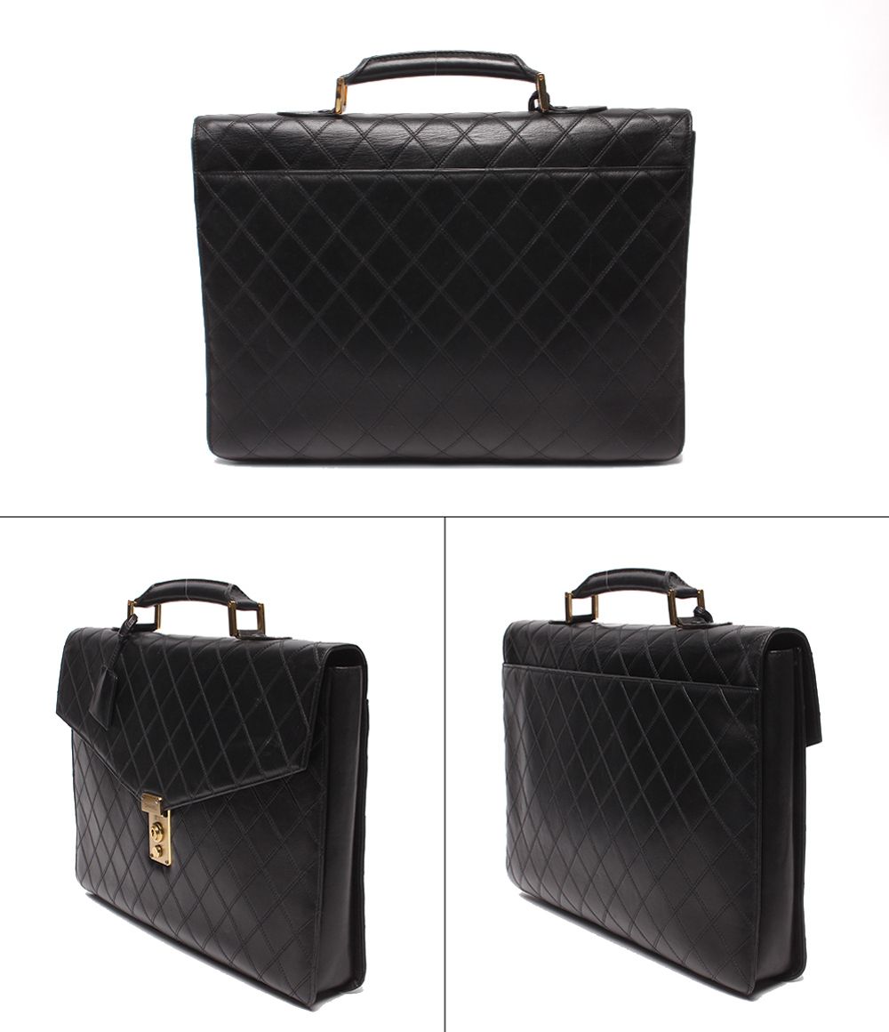 シャネル ビジネスバッグ ブリーフケース 1番台 ゴールド金具