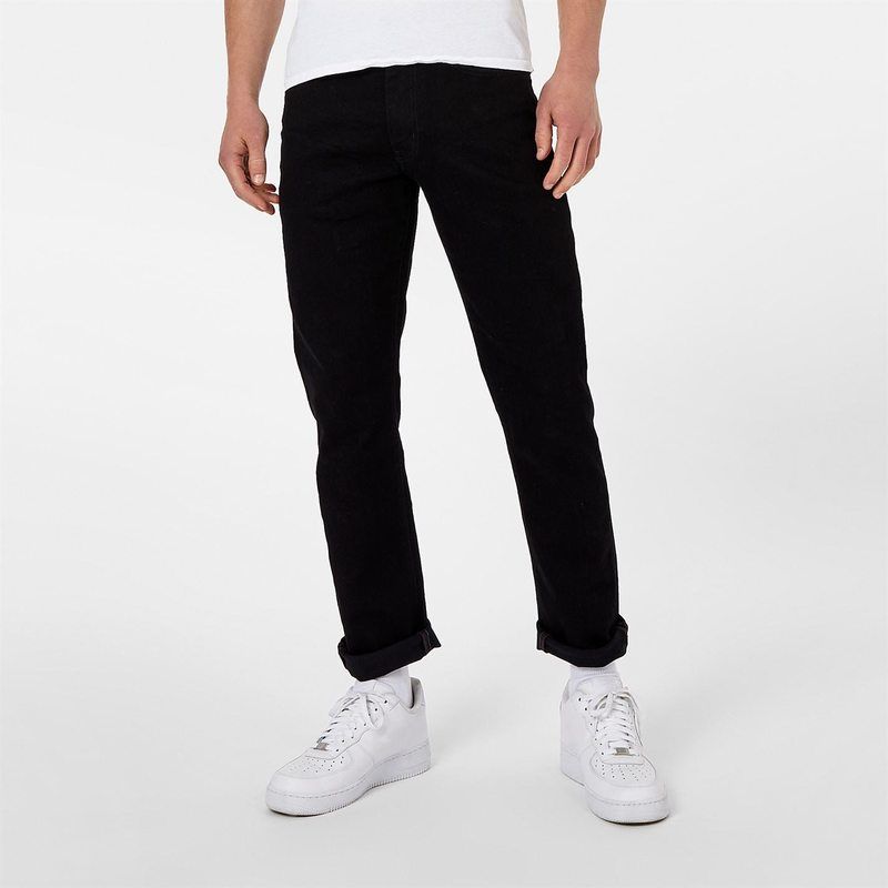 ジャック ウィルス メンズ ボトムス デニムパンツ ジーンズ Jack Wills Slim Jeans Black ブラック