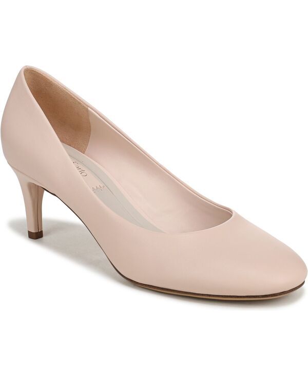フランコサルト レディース シューズ パンプス Franco Sarto Womens Kamari Round Toe Pump Shoesoft Blush Pink Leather ピンク