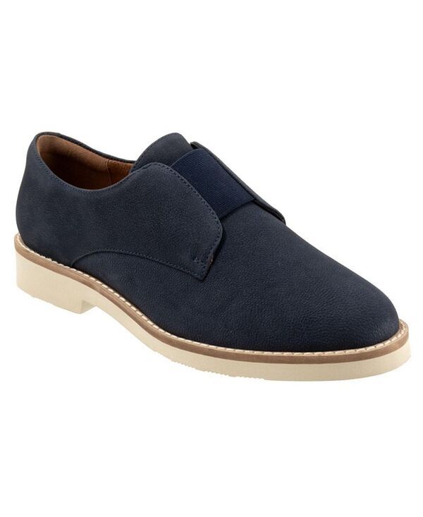 ソフトウォーク レディース シューズ パンプス SoftWalk Wexford Flat Navy nubuck ネイビー