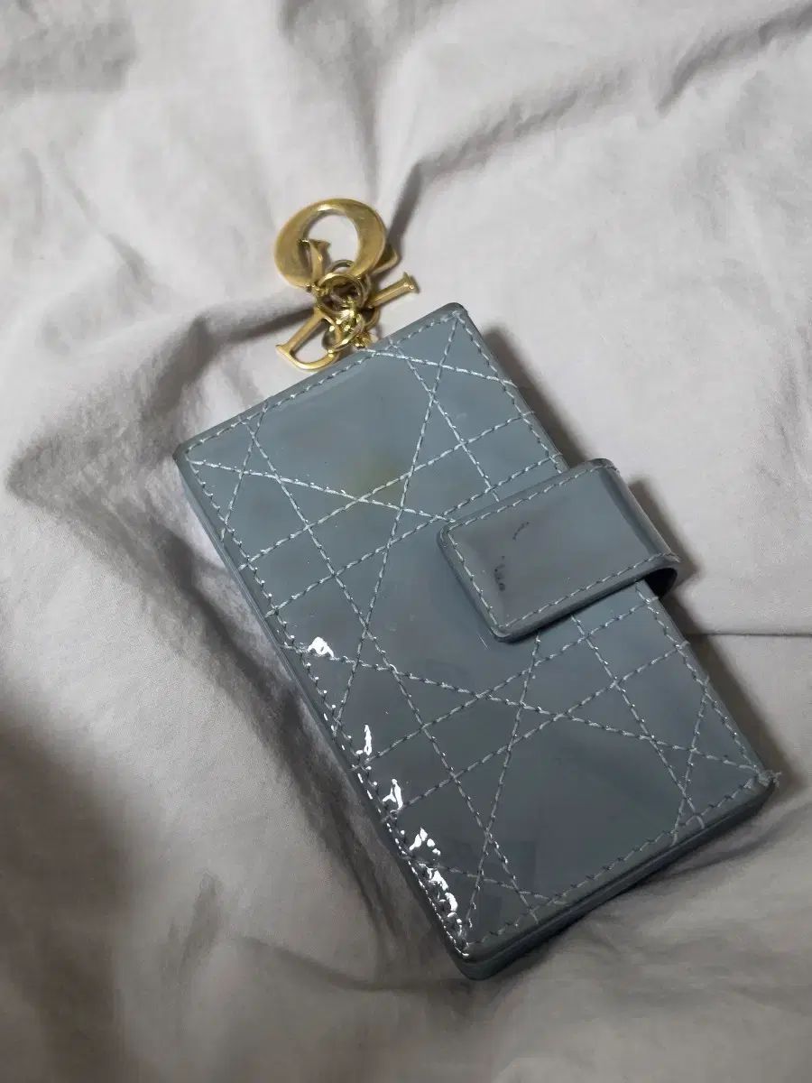 ディオール レディ アコーディオン 財布 スカイブルー