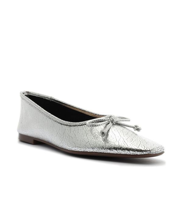 シュッツ レディース シューズ パンプス Schutz Womens Arissa Ballet Flats Silver シルバー