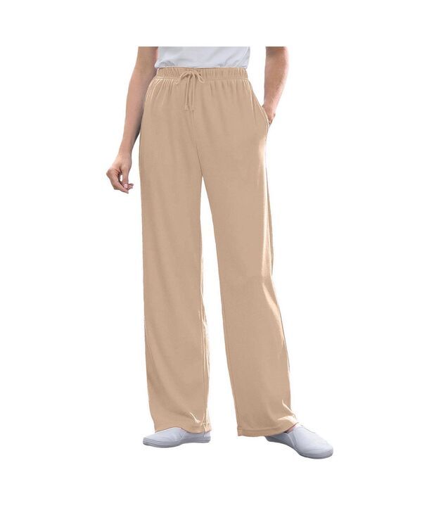ウーマン ウィズイン レディース ボトムス カジュアルパンツ ストレート プラスサイズ トール ニット Woman Within Womens Plus Size Tall Sport Knit St