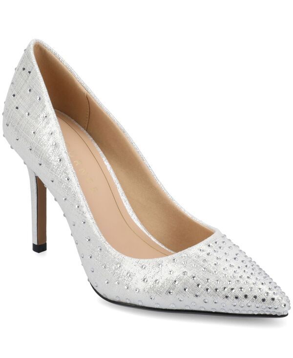 ジュルネ コレクション レディース シューズ パンプス Journee Collection Womens Venus Pointed Toe Comfort Dress Pumps Silver シ