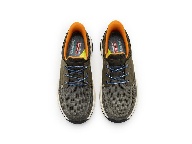 スケッチャーズ メンズ シューズ スニーカー SKECHERS Meroe Alden Olive オリーブ