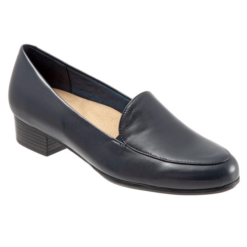 トロッターズ レディース シューズ スリッポン・ローファー Trotters Monarch French Navy Smo ネイビー