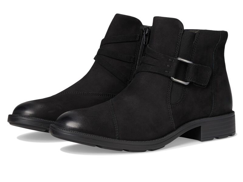 クラークス レディース シューズ ブーツ・レインブーツ Clarks Adalynn Faye Black Nubuck ブラック