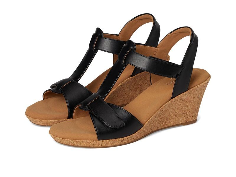ロックポート レディース シューズ ヒール Rockport Blanca T Strap Black ブラック