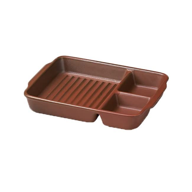 【新品・5営業日で発送】マルサン近藤 メーカー取寄 【Cookhome(クックホーム)】 仕切り付グリルプレート 日本製 美濃焼 食器 耐熱 (a04334546410220523)【入数:10】 17,229円