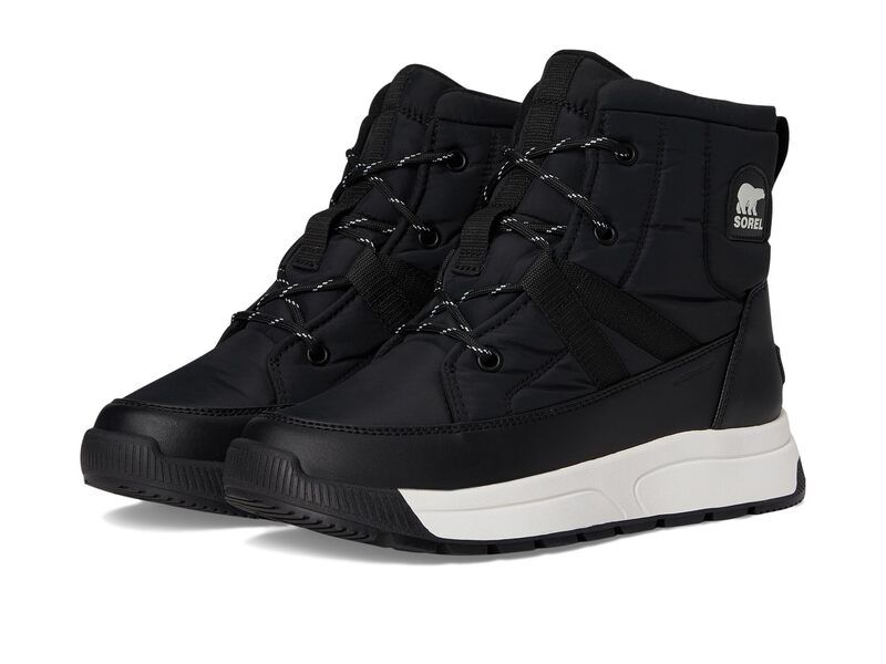 ソレル レディース シューズ ブーツ・レインブーツ SOREL Whitney III Mid Waterproof BlackSea Salt ブラック
