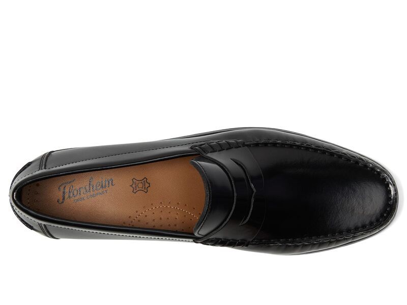 フローシャイム メンズ シューズ スリッポン・ローファー Florsheim Berkley Flex Penny Loafer Black Smooth ブラック