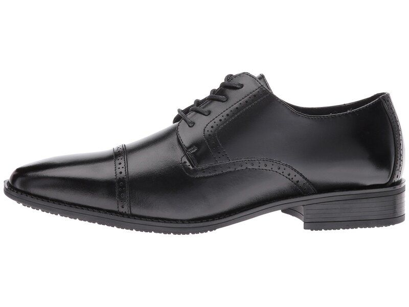 ステイシーアダムス メンズ シューズ オックスフォード キャップ Stacy Adams Abbott Slip Resistant Cap Toe Oxford Black ブラック