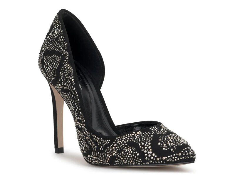 ジェシカシンプソン レディース シューズ パンプス Jessica Simpson Prizma Pump Black Rhinestones ブラック