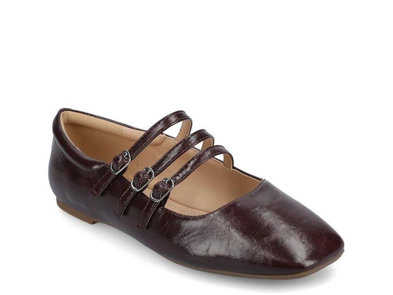 ジャーニー レディース シューズ パンプス Journee Darlin Flat Oxblood オックスブラッド