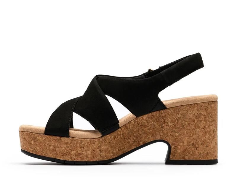 クラークス レディース シューズ サンダル Clarks Nerisa Grace Sandal Black Nubuck ブラック クラークス レディース シューズ サンダル Clarks Nerisa Grace Sandal Black Nubuck ブラック