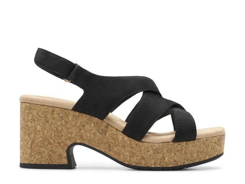 クラークス レディース シューズ サンダル Clarks Nerisa Grace Sandal Black Nubuck ブラック クラークス レディース シューズ サンダル Clarks Nerisa Grace Sandal Black Nubuck ブラック