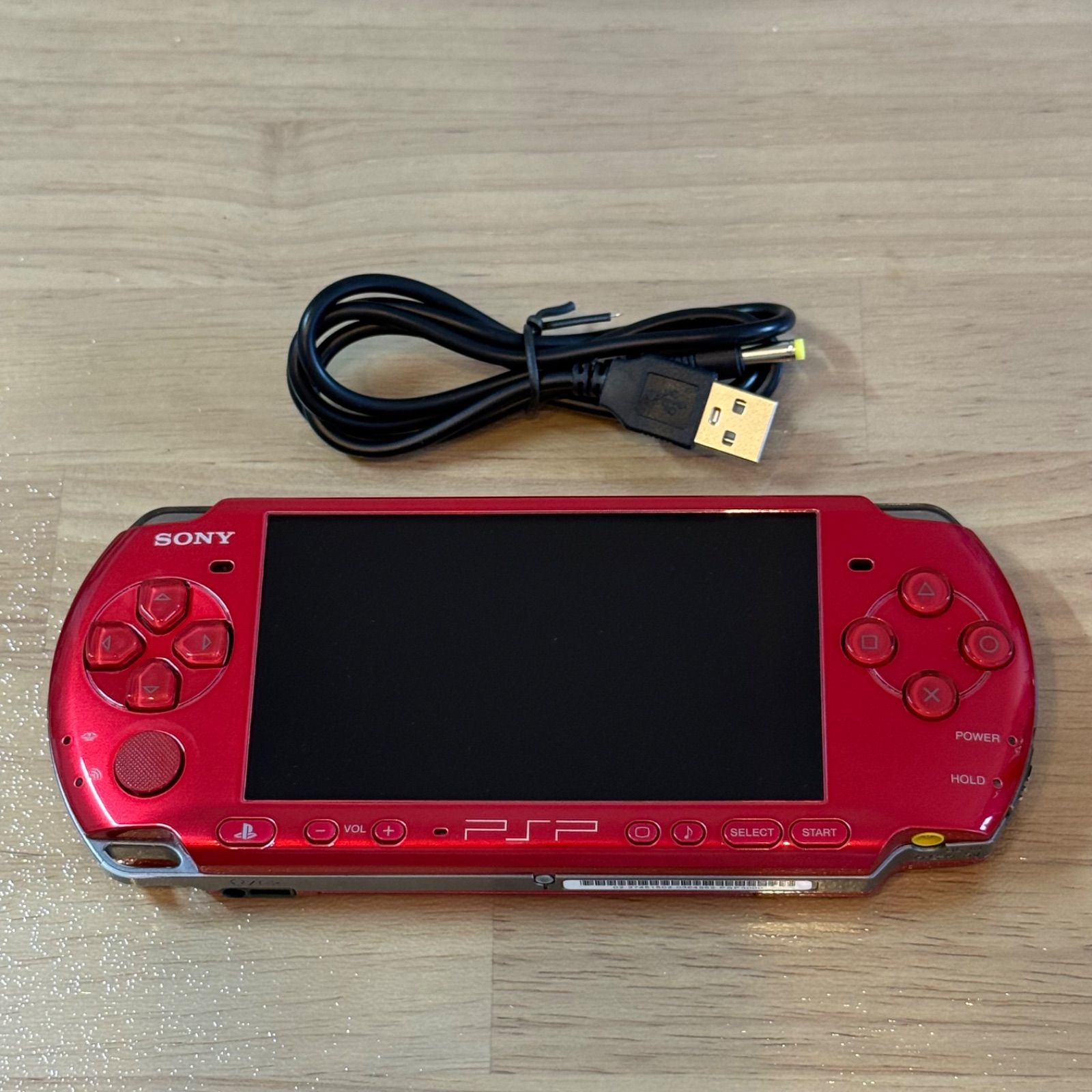 7-072【中古良品】PSP-3000 ラディアント・レッド