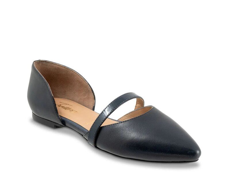トロッターズ レディース シューズ パンプス Trotters Emory Flat Navy ネイビー