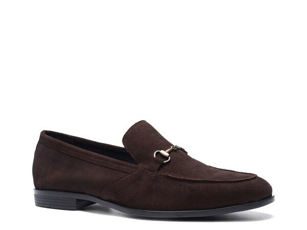 カルロスサンタナ メンズ シューズ スリッポン・ローファー Carlos by Carlos Santana Louis Loafer Dark Brown Suede ブラウン