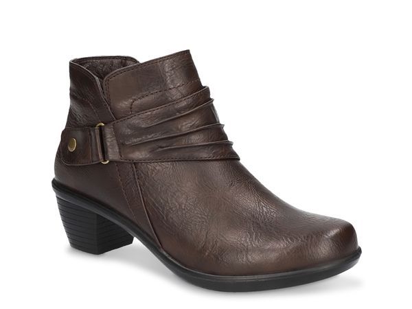イージーストリート レディース シューズ ブーツ・レインブーツ Easy Street Damita Bootie Dark Brown ブラウン