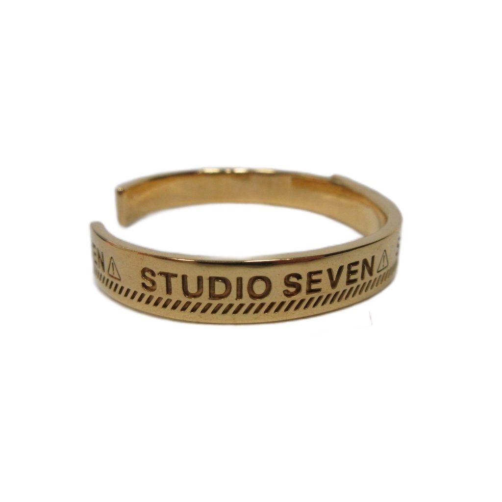 STUDIO SEVEN Gold Caution Bangle バングル スタジオセブン STUDIO