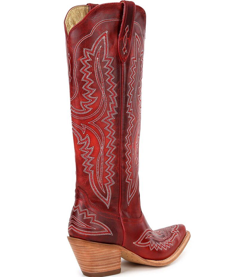 アリアト レディース シューズ ブーツ・レインブーツ トール ブーツ レザー Ariat Womens Casanova Tall Leather Western Boots Red Alert レッ