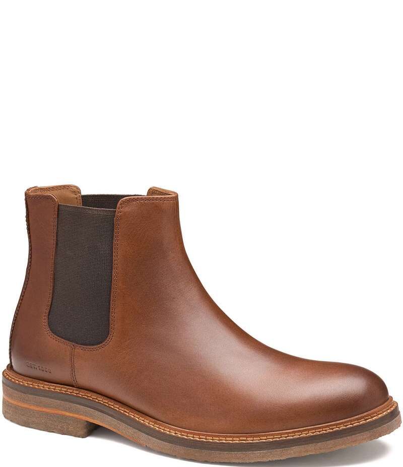 ジョンストンアンドマーフィー メンズ シューズ ブーツ・レインブーツ チェルシーブーツ チェルシー レザー Johnston Murphy Mens Calder Leather Chelsea Bo
