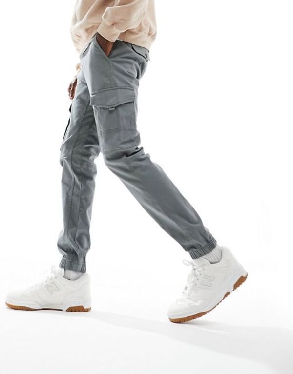 ジャック アンド ジョーンズ メンズ ボトムス カジュアルパンツ カーゴパンツ パンツ Jack Jones Intelligence cuffed cargo pants Sedona sage セ