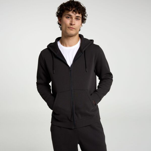 DSG メンズ アウター ジャケット・ブルゾン フリース DSG Mens Classic Fleece Full Zip Jacket Pure Black ブラック