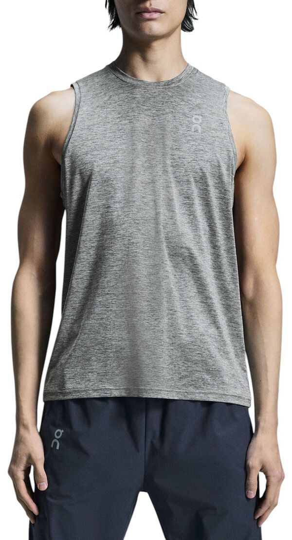 【送料無料】 オンジー メンズ タンクトップ トップス On Mens Core Tank Top Heather Gray