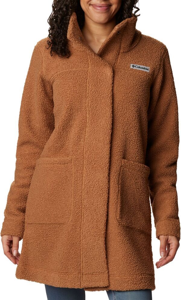 コロンビア レディース アウター ジャケット・ブルゾン Columbia Womens Panorama Long Sherpa Jacket Camel brown ブラウン