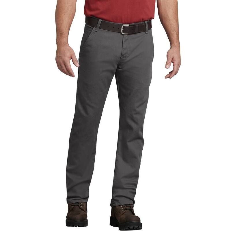 ディッキーズ メンズ ボトムス カジュアルパンツ Mens Dickies FLEX RegularFit StraightLeg Tough Max Carpenter Pants Gray グレー