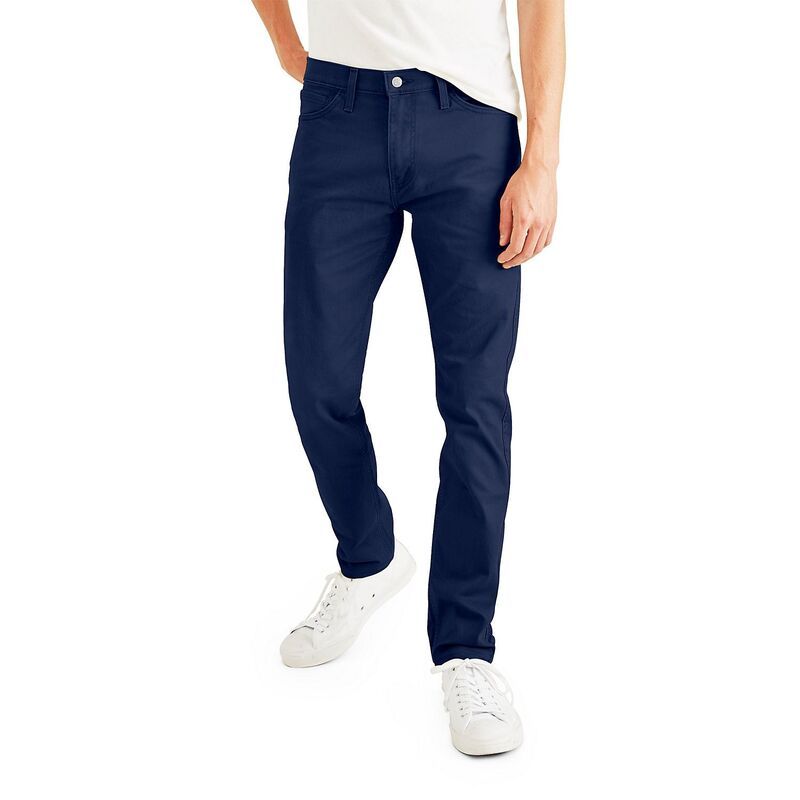 ドッカーズ メンズ ボトムス カジュアルパンツ Mens Dockers Jean Cut All SeasonslimFitech Pants Pembroke Blue ブルー