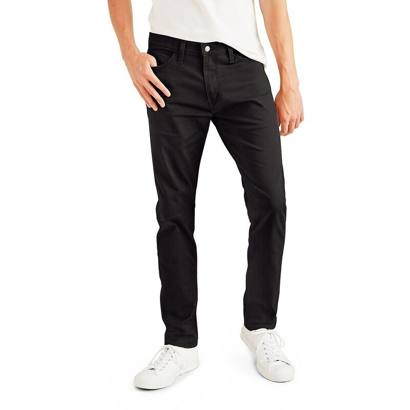 ドッカーズ メンズ ボトムス カジュアルパンツ Mens Dockers Jean Cut All SeasonslimFitech Pants Black ブラック