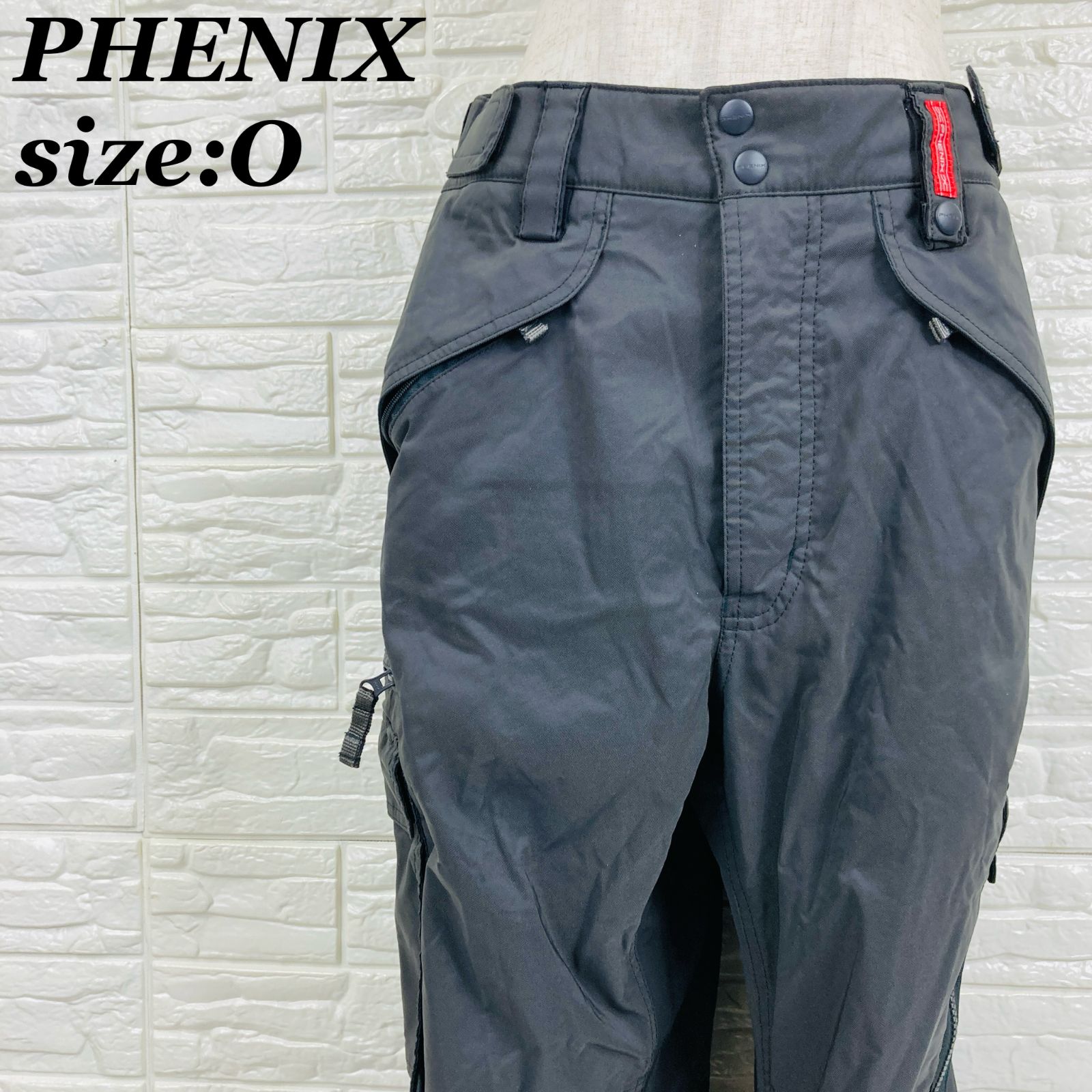 PHENIX フェニックス スキーウェア パンツ 中綿 ブラック メンズ O