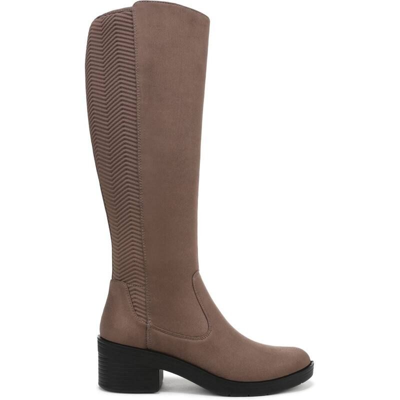 ライフストライド レディース シューズ ブーツ・レインブーツ トール LifeStride Optimum Womens Microfiber Zip Tall Boots Black ブラック