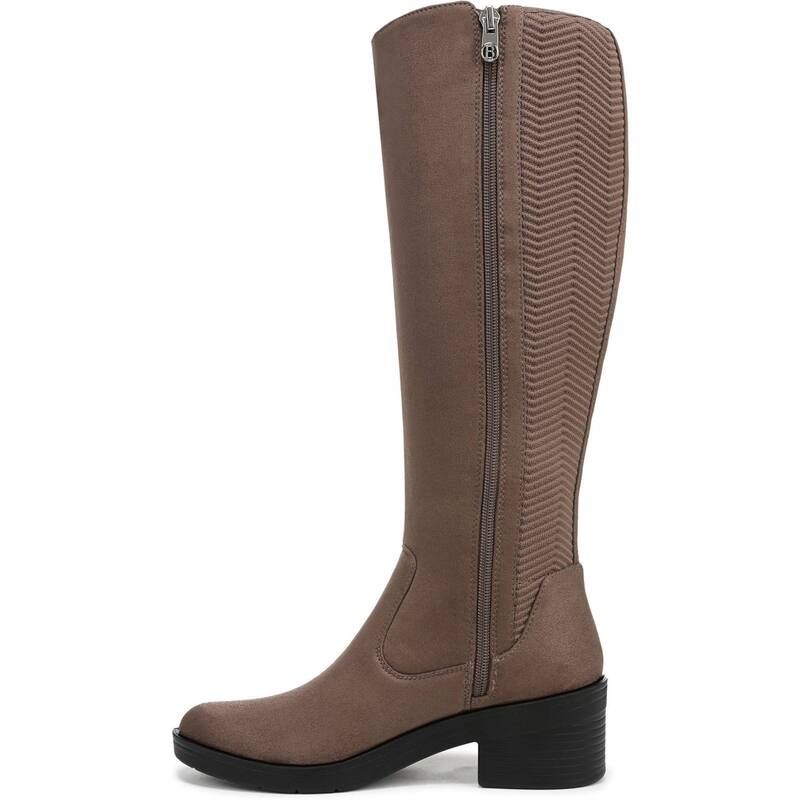 ライフストライド レディース シューズ ブーツ・レインブーツ トール LifeStride Optimum Womens Microfiber Zip Tall Boots Black ブラック