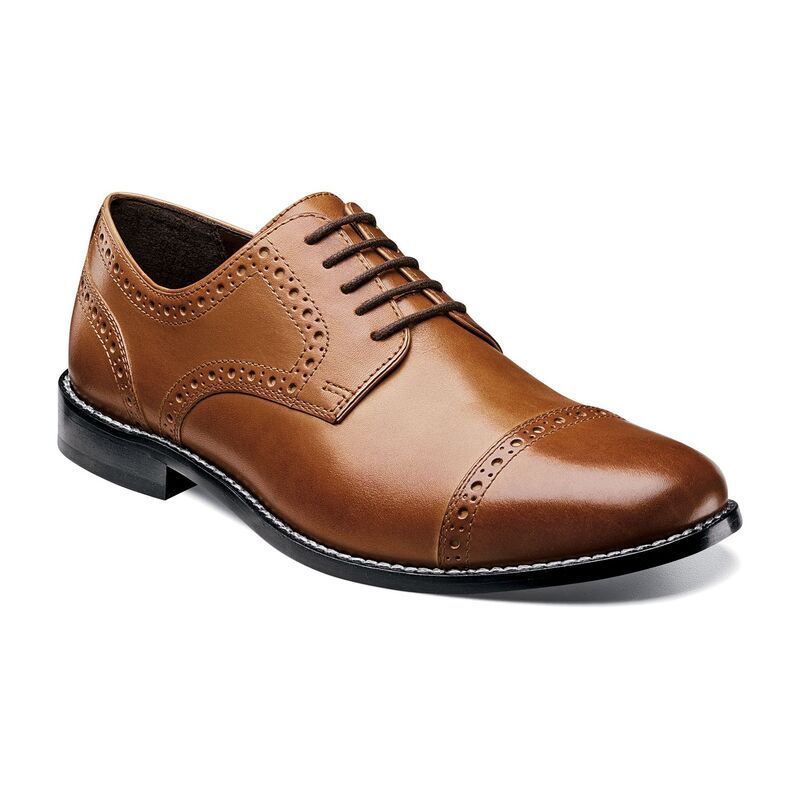 ノンブッシュ メンズ シューズ オックスフォード キャップ Nunn BushR Norcross Mens Cap Toe Oxfordresshoes Cognac
