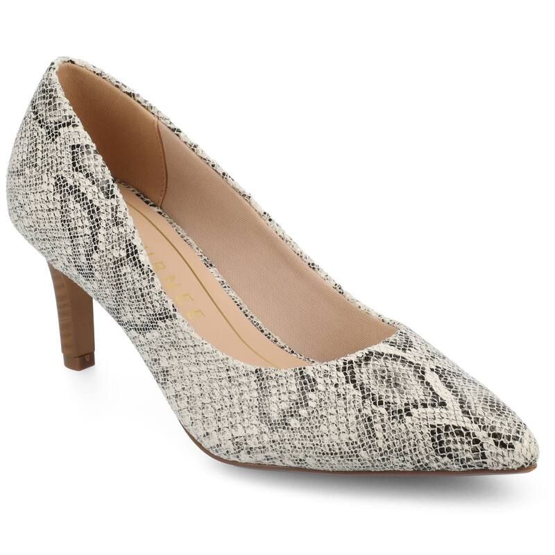 ジュルネ コレクション レディース シューズ パンプス ヒール Journee Collection Scylee SlipOn Stiletto PointedToe Higheel Shoesna