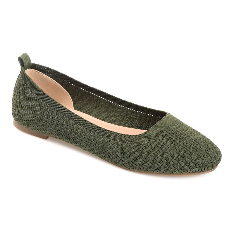 ジュルネ コレクション レディース シューズ サンダル Journee Collection Maryann Tru Comfort Foam Womens Flats Green グリーン