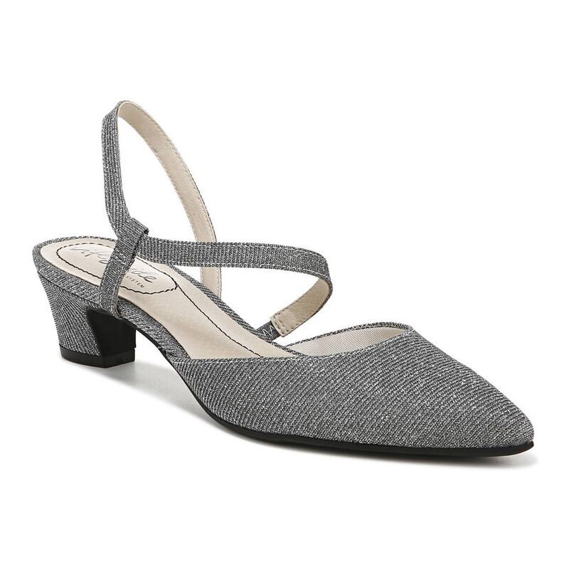 ライフストライド レディース シューズ パンプス ミニ LifeStride Minimalist Womenslingback Pumps Pewter Shimmer ピューター