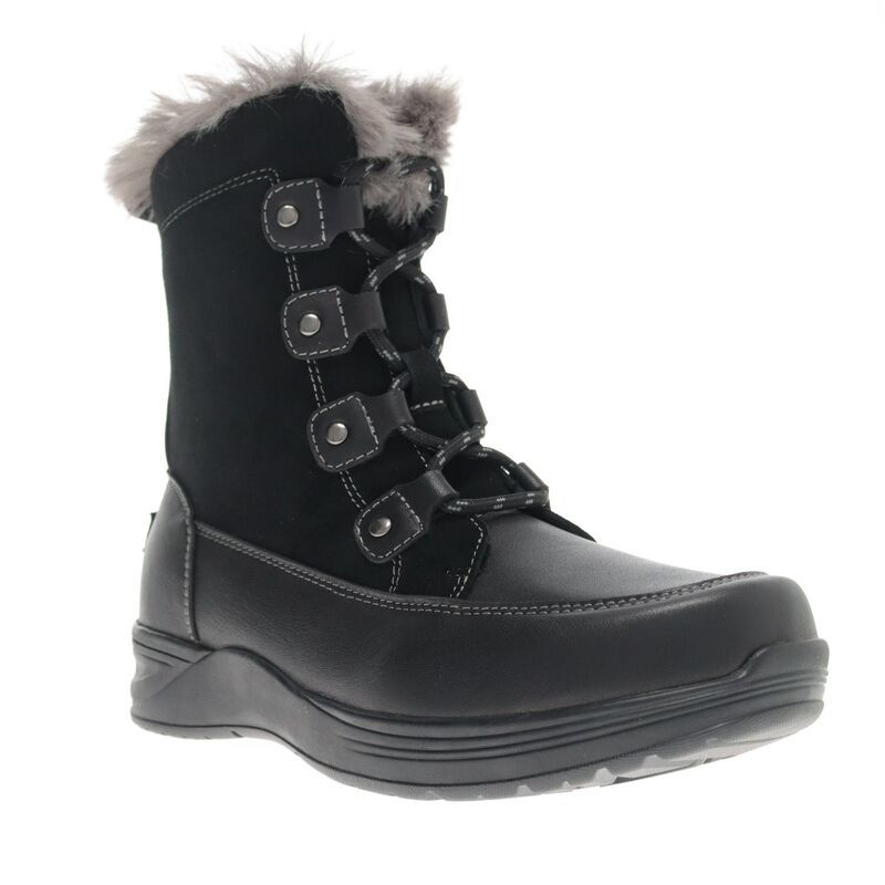 プロペット レディース シューズ ブーツ・レインブーツ Propet Dulcie Womens Winter Boots Black ブラック