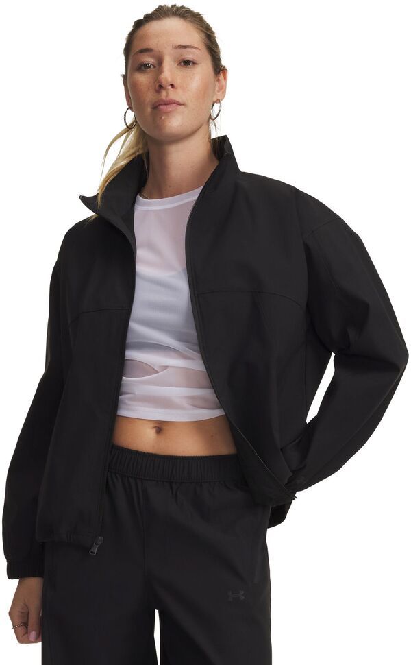 アンダーアーマー レディース アウター ジャケット・ブルゾン Under Armour Womens Unstoppable Woven Full Zip Ultimate BlackAnthraci